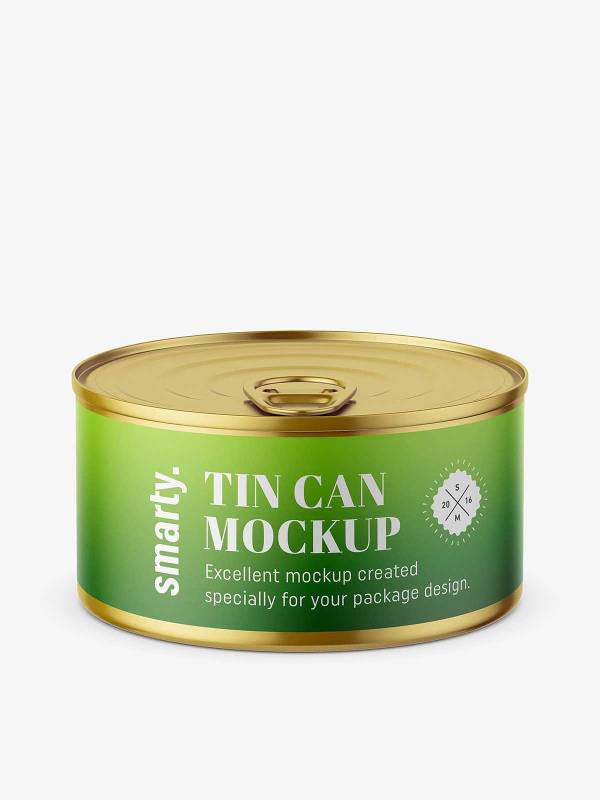 Tin can mockup