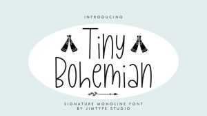 Tiny Bohemian Font › Fontesk