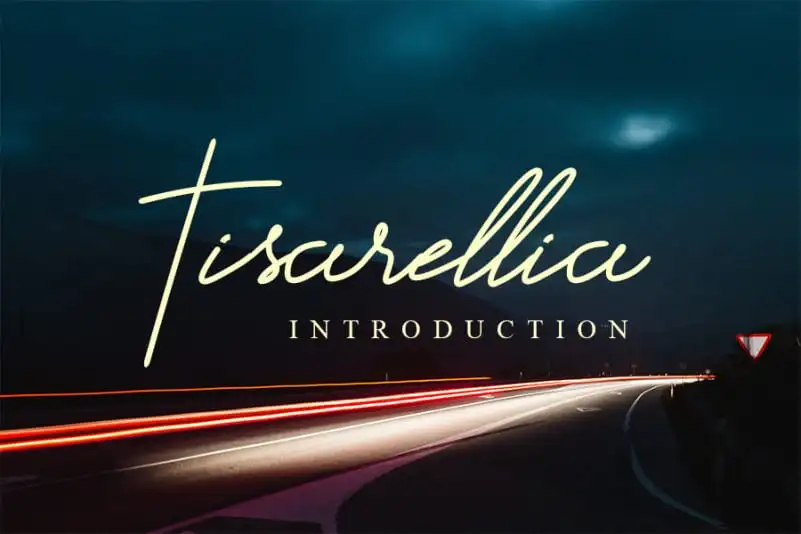 Tisarellia Handwritten Font