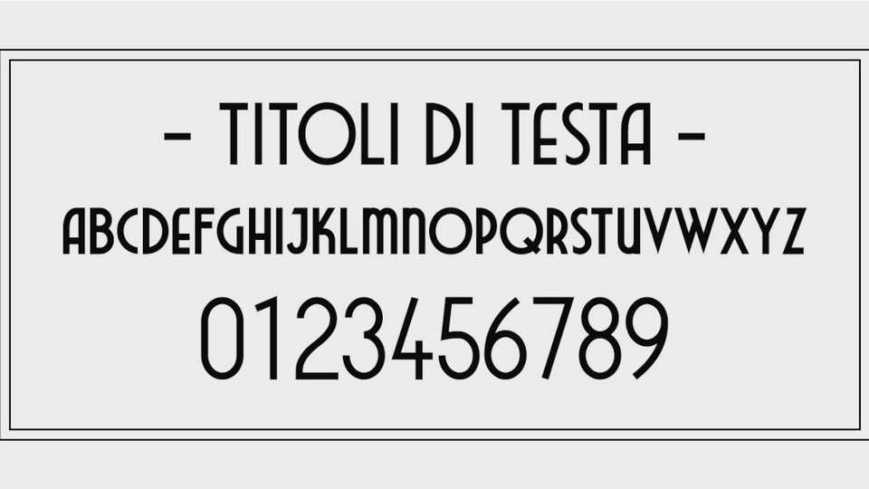 Titoli Di Testa Font › Fontesk