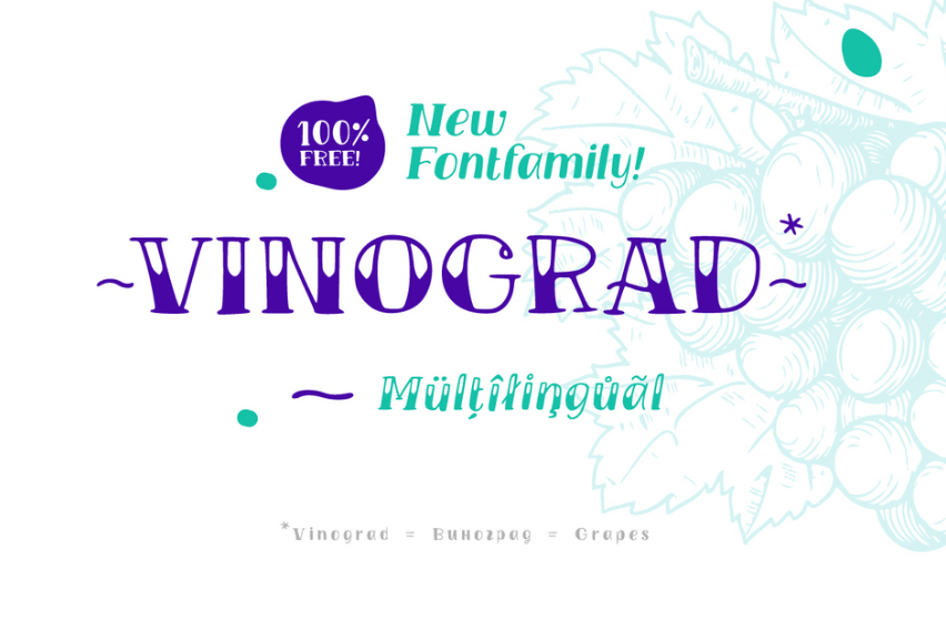 TM Vinograd Font Family