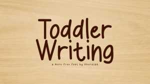 Toddler Writing Font › Fontesk