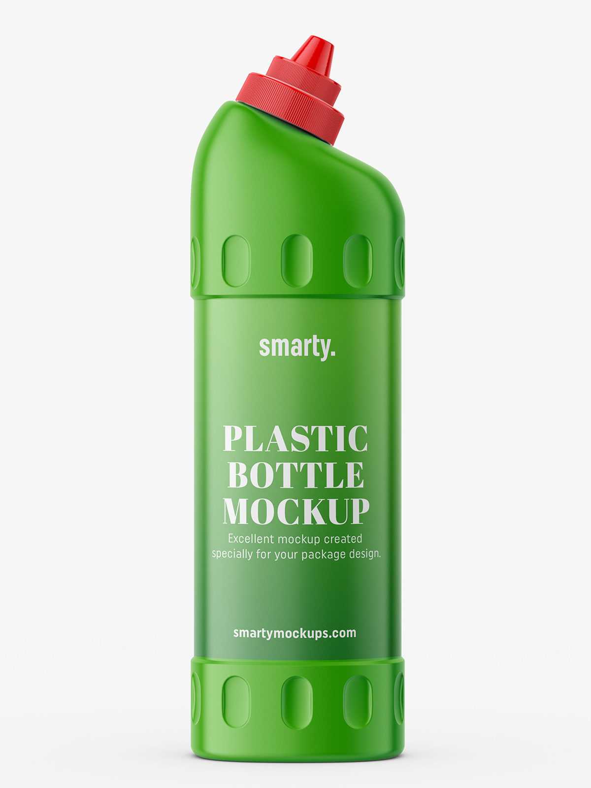 Toilet bottle mockup
