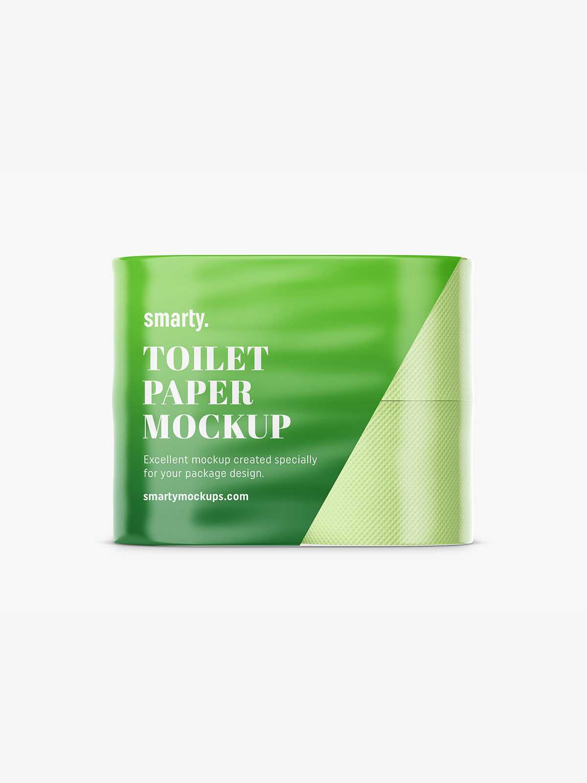 Toilet paper mockup / 4 rolls