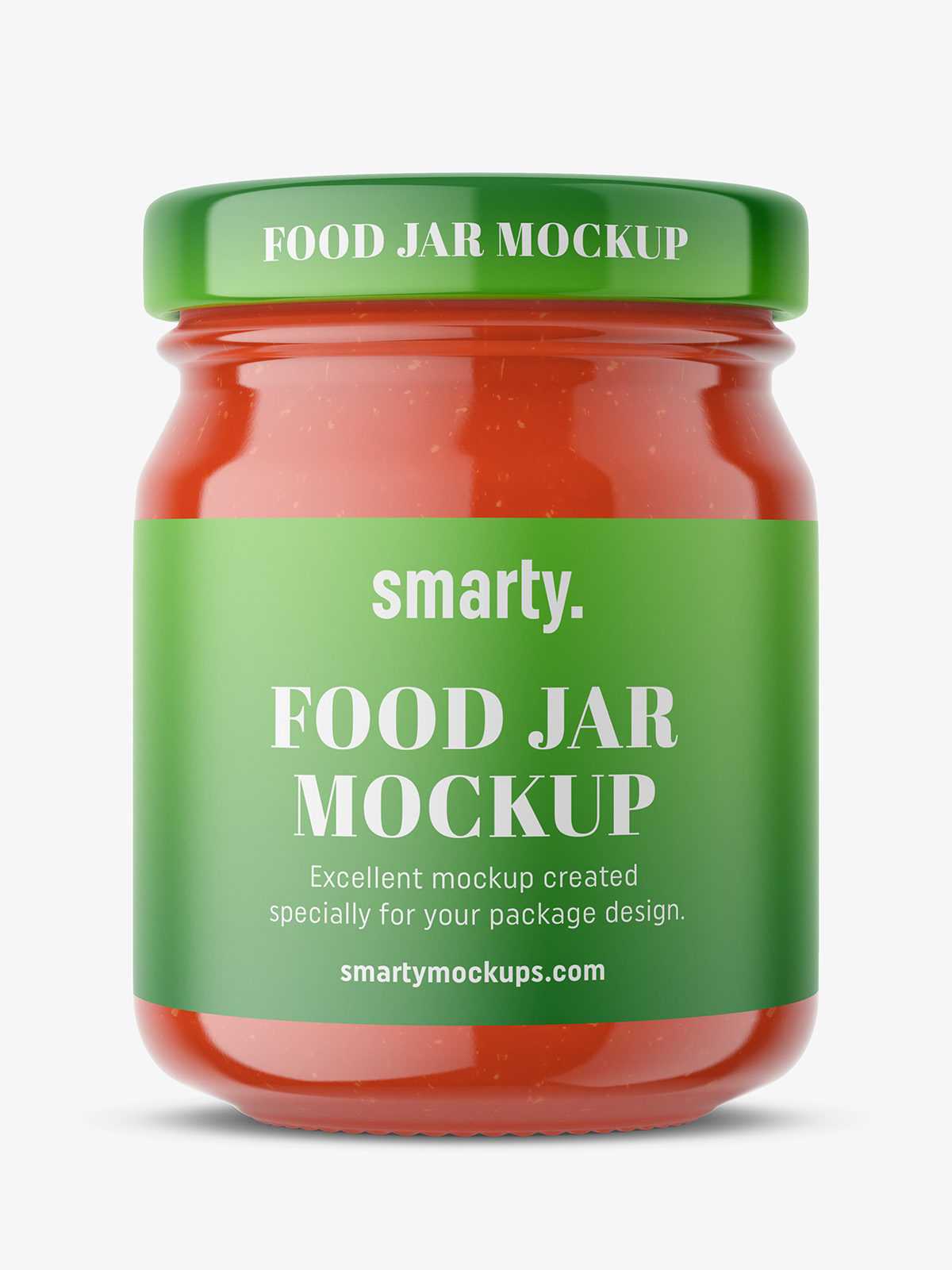 Tomato pasta jar mockup