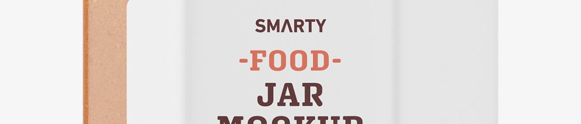 Tomato pesto jar mockup