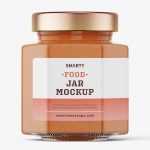 Tomato pesto jar mockup