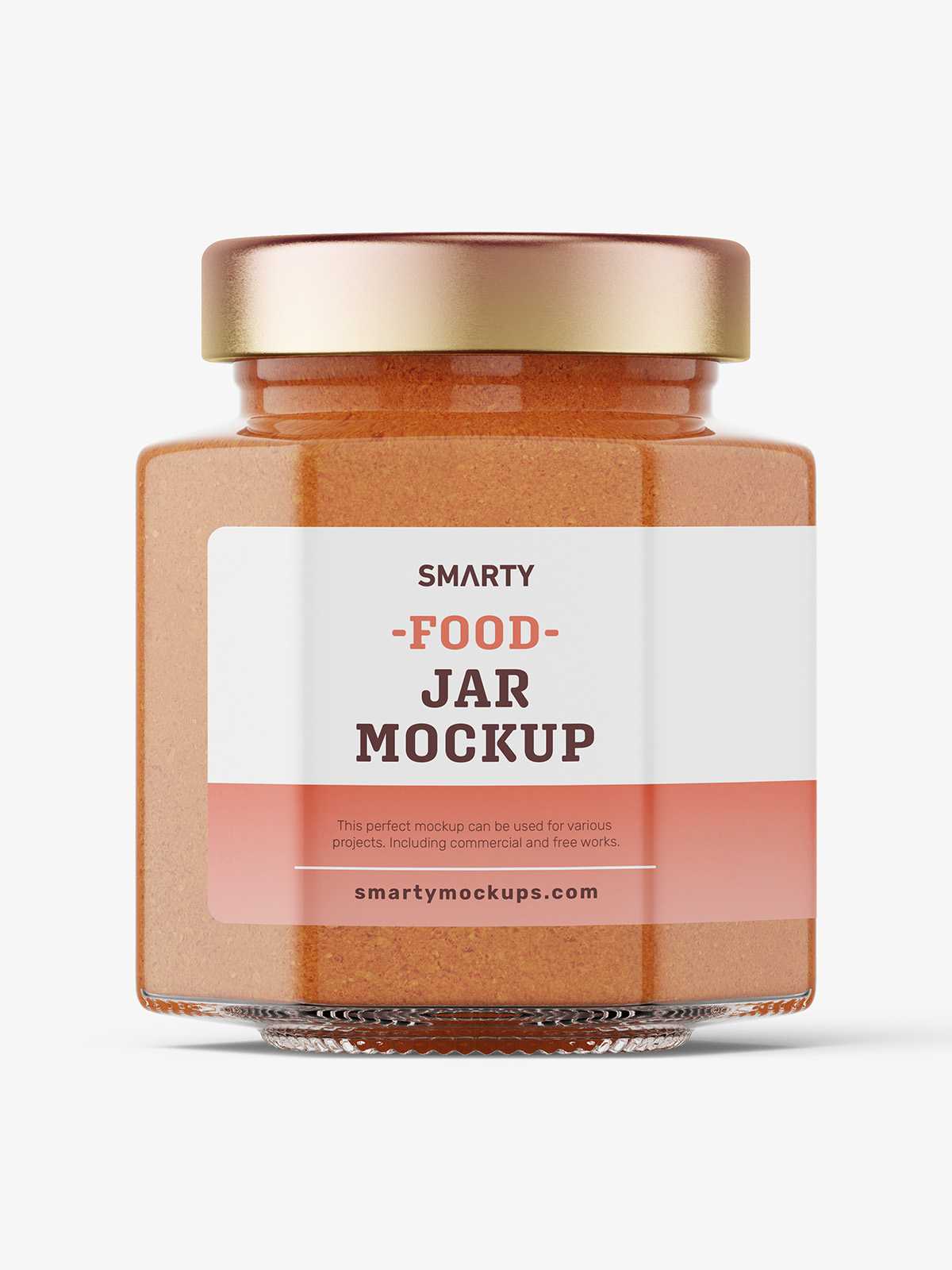 Tomato pesto jar mockup