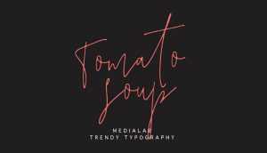 Tomato Soup Script Font › Fontesk