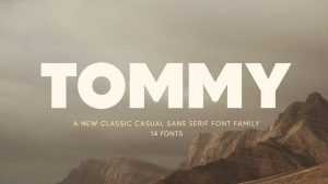 Tommy Font Family › Fontesk