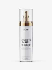Toner mist bottle mockup