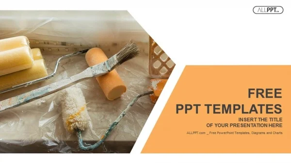 Tools and accessories for home renovation PowerPoint Templates
