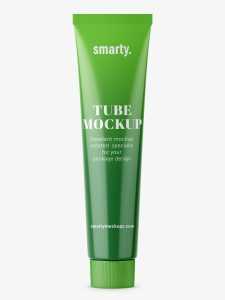 Toothpaste tube mockup