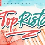 TopRista - Unique Handwritten Font