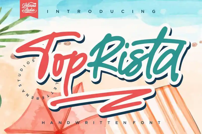 TopRista - Unique Handwritten Font