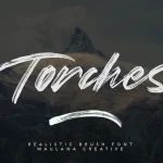 Torches Brush Font