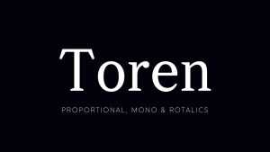 Toren Font Family › Fontesk