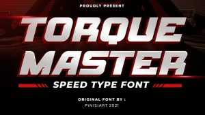 Torque Master Font › Fontesk