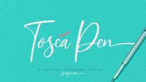 Tosca Pen Script Dont › Fontesk