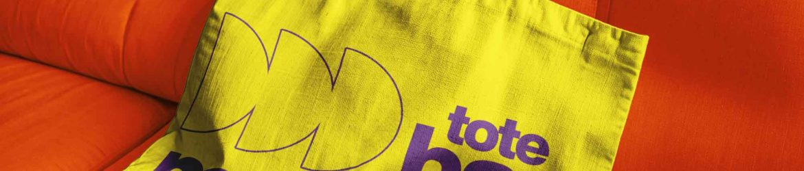 Tote Bag on Sofa Mockup