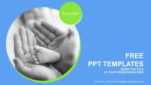 Touching Baby-Recreation PowerPoint Templates