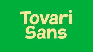 Tovari Sans Font › Fontesk