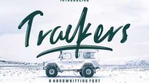Trackers Font › Fontesk