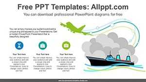 Trade-Logistics PowerPoint Diagram