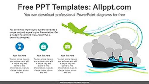 Trade-Logistics PowerPoint Diagram