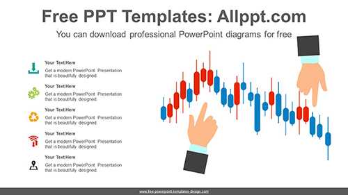 Trading Chart PowerPoint Diagram