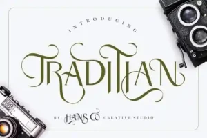 Traditian Display Font