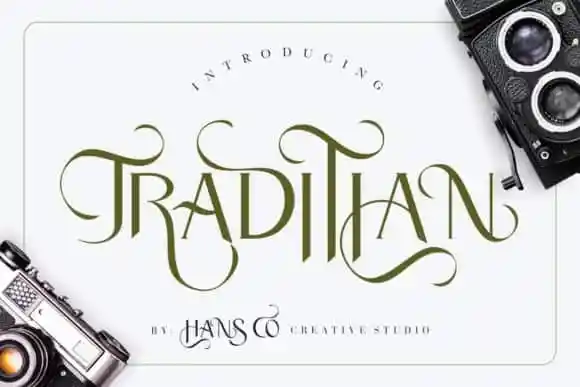 Traditian Display Font