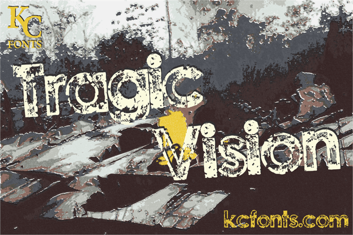 Tragic Vision font