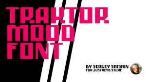 Traktor Mood Font › Fontesk
