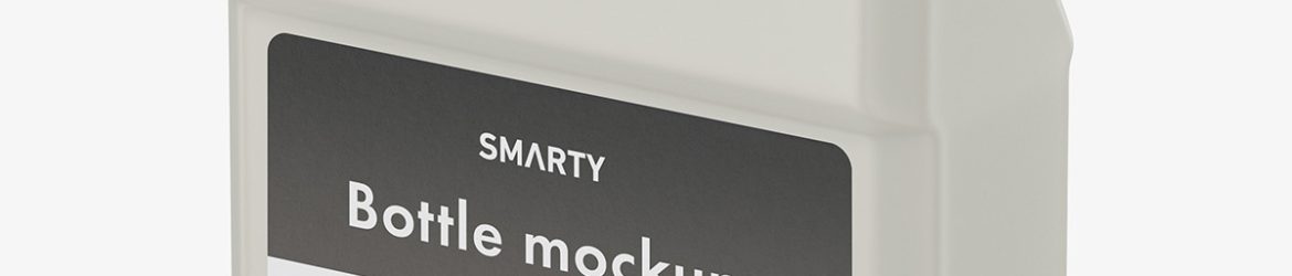 Translucent jug mockup