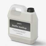 Translucent jug mockup