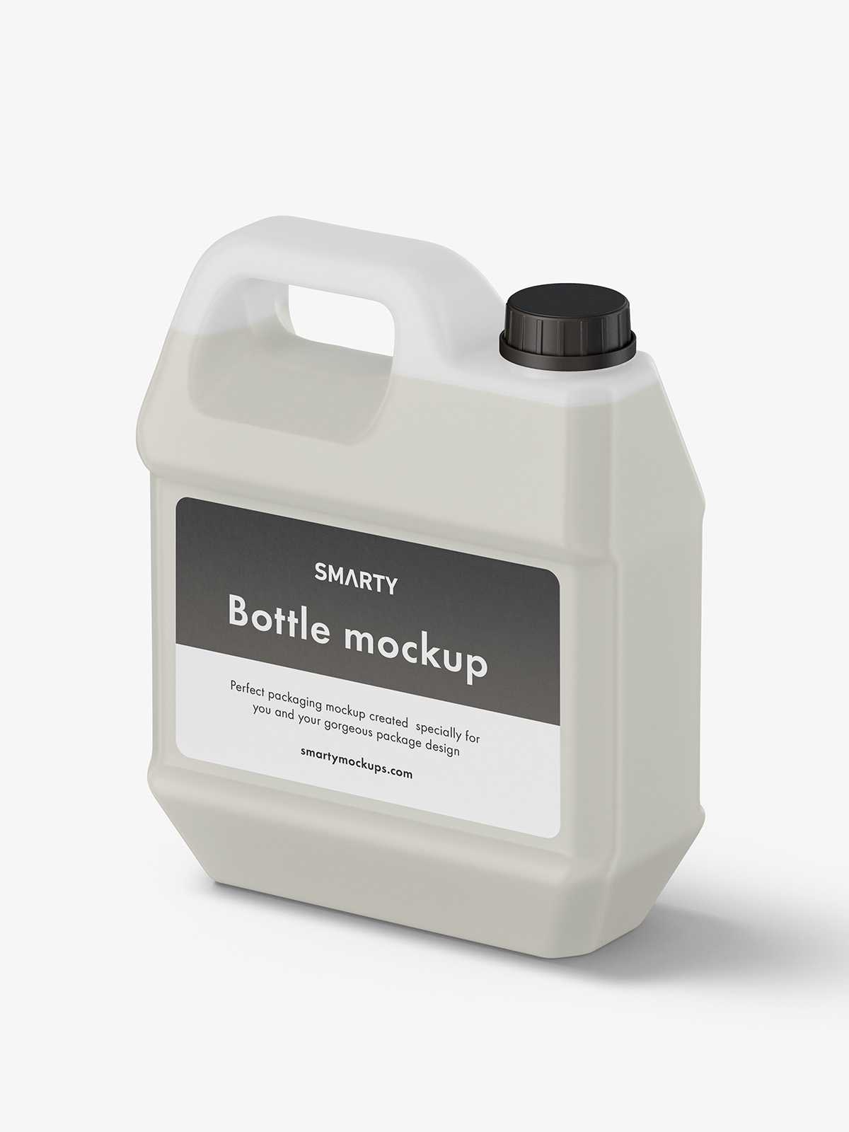 Translucent jug mockup