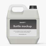 Translucent jug mockup
