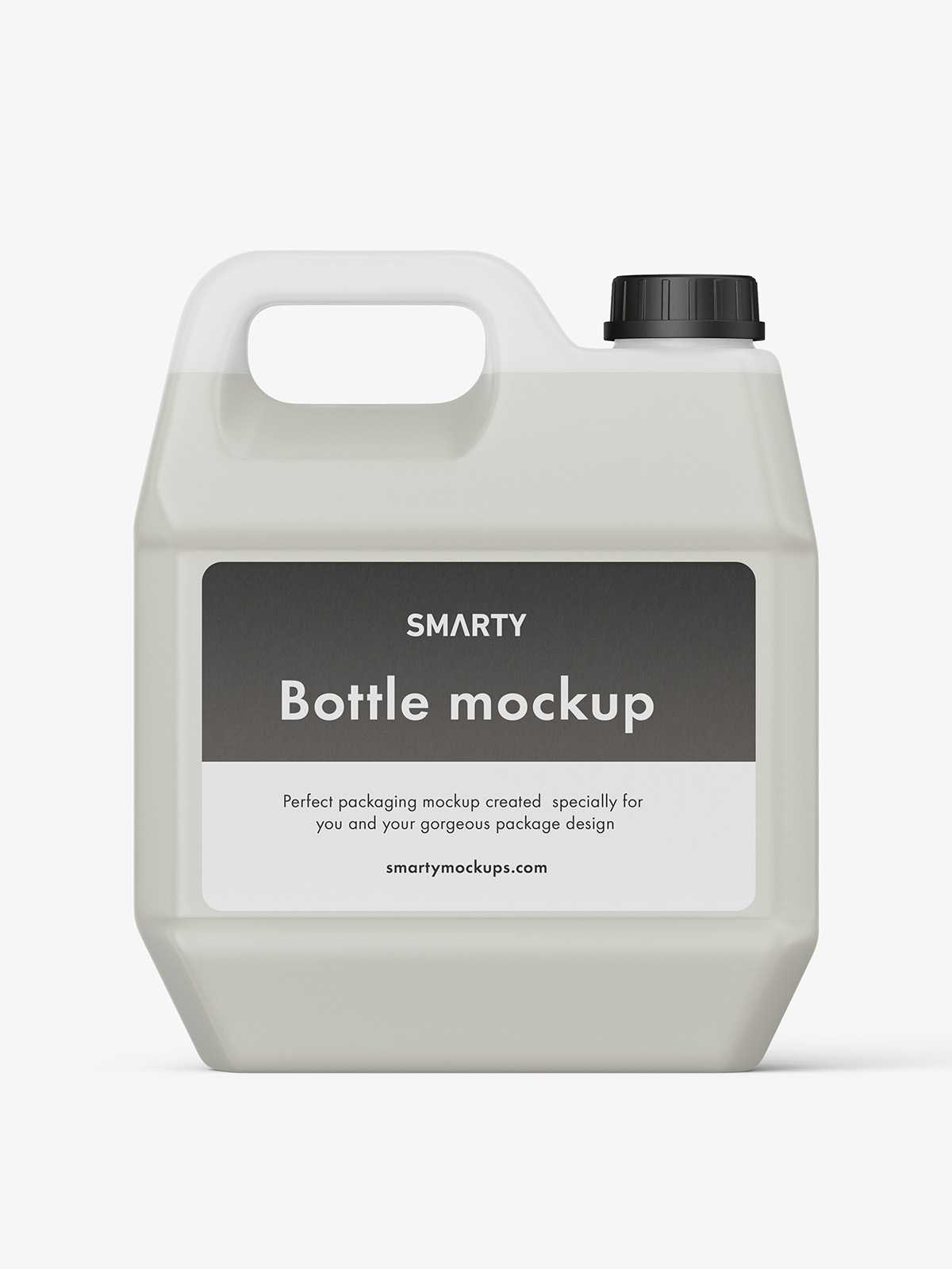 Translucent jug mockup