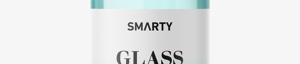 Transparent bottle mockup / 100 ml