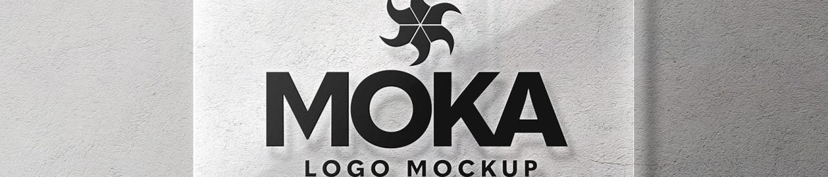 Transparent Glass Logo Mockup