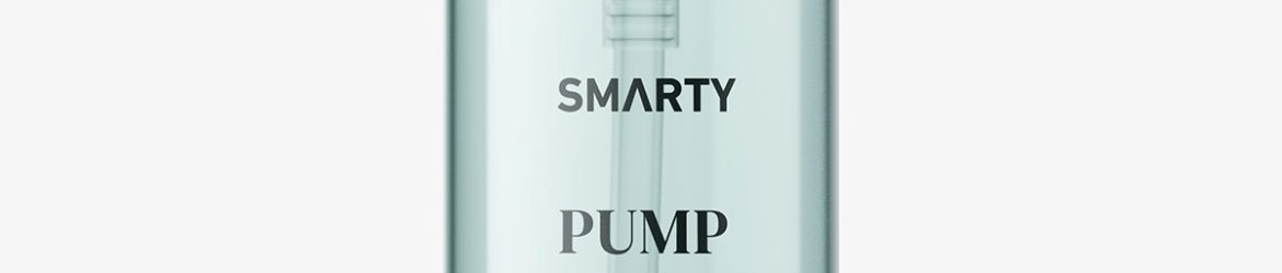 Transparent pump bottle mockup / 60 ml