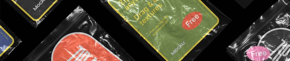 Transparent Zip Bag Textures