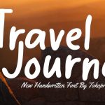 Travel Journal Font › Fontesk