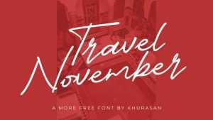 Travel November Font › Fontesk