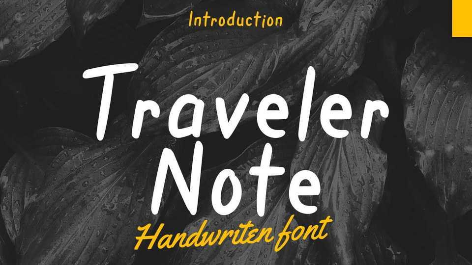 Traveler Note Font › Fontesk