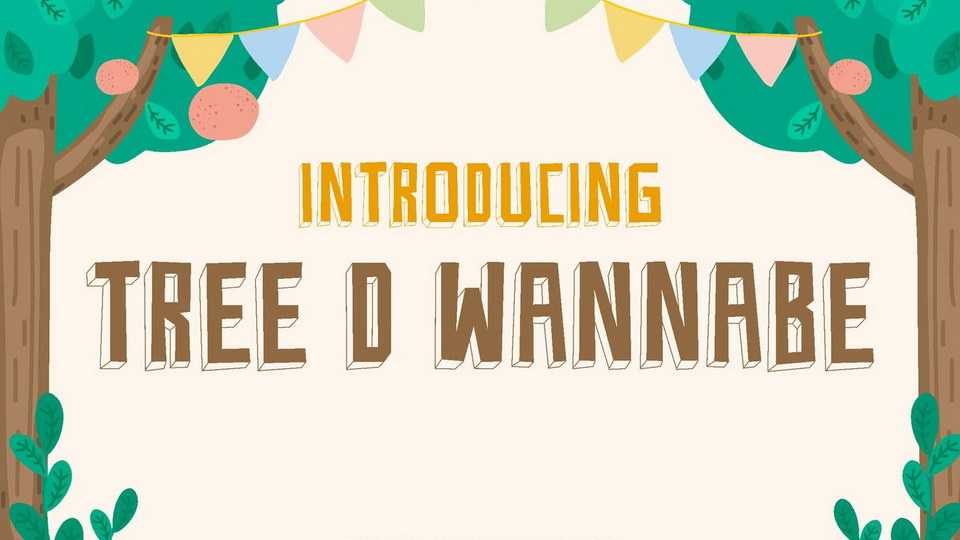 Tree D Wannabe Font › Fontesk