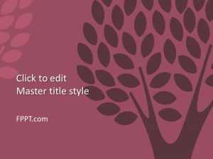 Tree PowerPoint Theme for Presentations