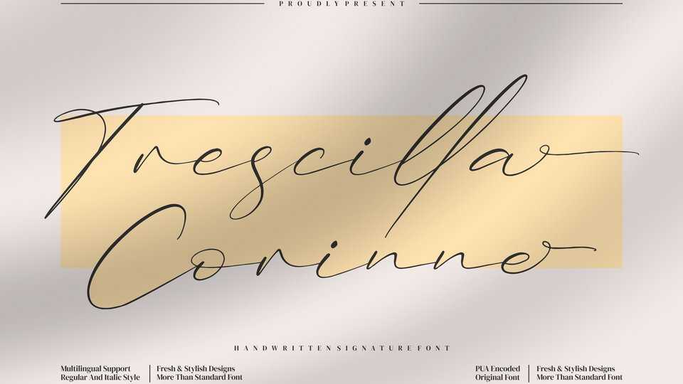 Trescilla Corinne Font › Fontesk