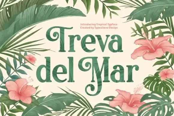Treva Del Mar Serif Font